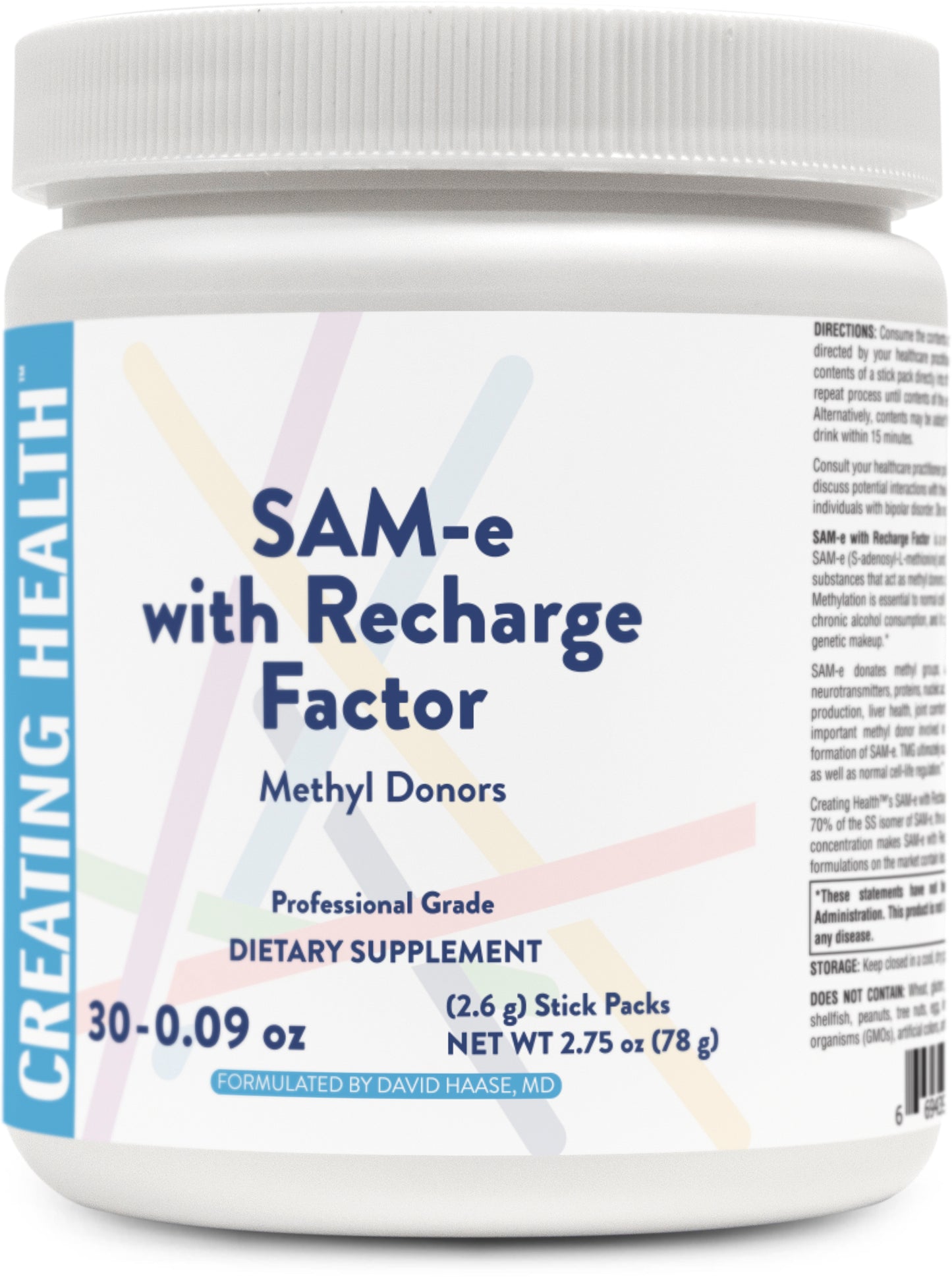 SAM-e with Recharge Factor (Lemon)